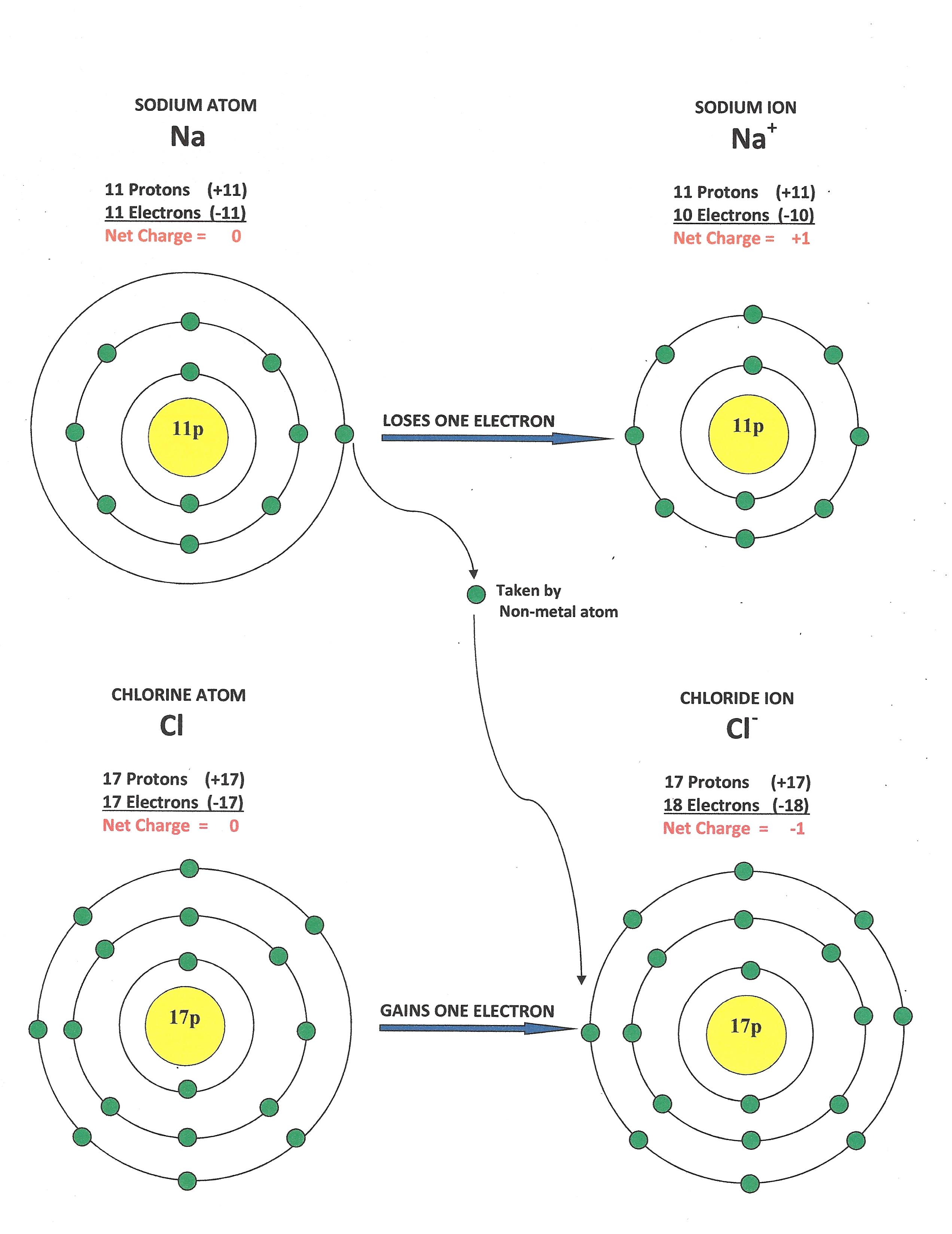 How Sodium and Chlorine React.